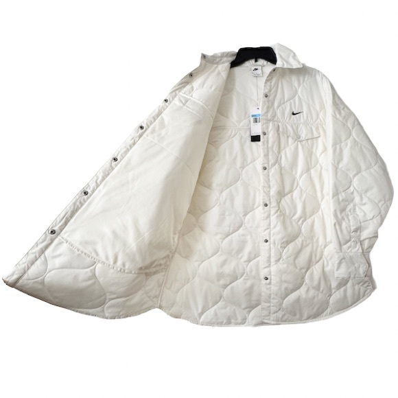 Nike Women's Sportswear Essentials Quilted Trench Coat NWT Size Medium - Picture 8 of 17